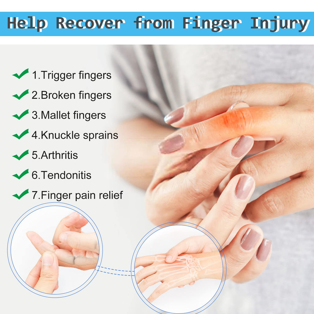 EDNYZAKRN 10Pcs Finger Compression Sleeves Support, Finger Sleeve Protectors Cots Thumb Brace for Trigger Finger Arthritis Swell