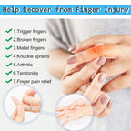 EDNYZAKRN 10Pcs Finger Compression Sleeves Support, Finger Sleeve Protectors Cots Thumb Brace for Trigger Finger Arthritis Swell