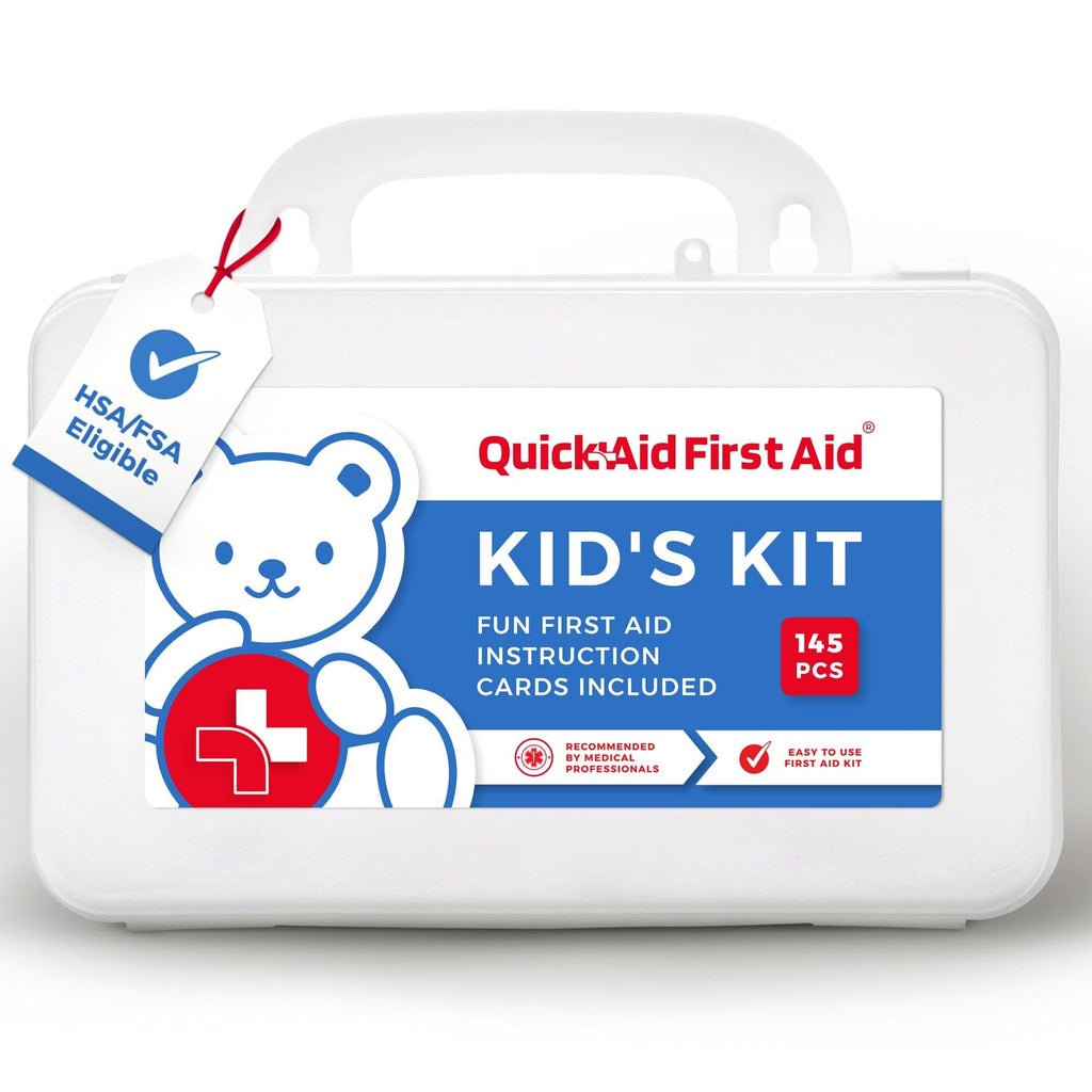 Kids First Aid Kit for Home/Business, Mini Travel First Aid Kit | HSA/FSA Eligible Emergency Kit | Small First Aid Kit for Car |