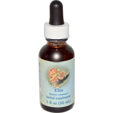 Elm, Flower Essence, 1 fl oz (30 ml), Flower Essence Services