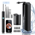 Ear Wax Removal - Electric Ear Irrigation Flushing System with 4 Pressure Modes, Ear Cleaner with Camera, 1080P Otoscope, Ear Cl