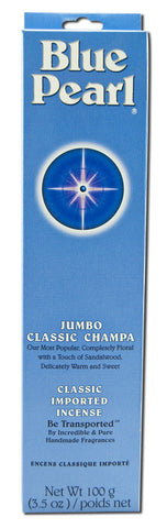 Blue Pearl Classic Incense, Champa, 100 Gram