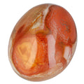 Rockcloud Irregular Polished Ocean Jasper Palm Stones Worry Stones Pebble Healing Crystal with Velvet Bag