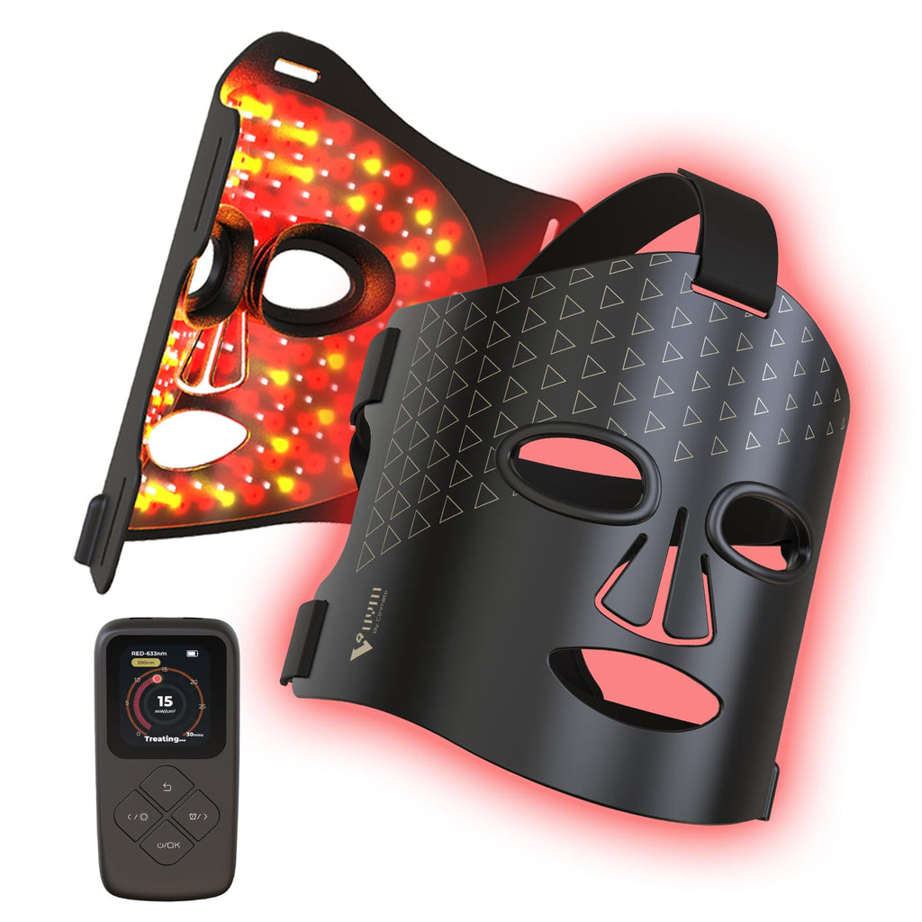 VYM Red Light Therapy for Face: High-Energy Super Lightweight 292 LEDs Cordless Professional Light Therapy Mask Infrared LED Fac
