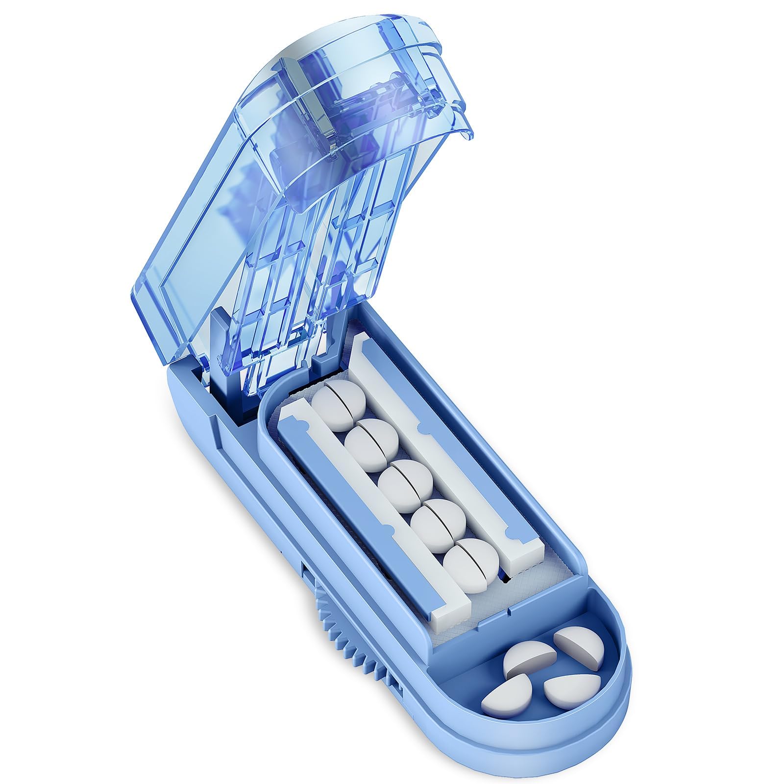 DEPAD Pill Cutter Splitter for Cutting Multiple Pills, Adjustable Pill Cutter Splitter for Small and Tiny Pills, Pill Cutter for