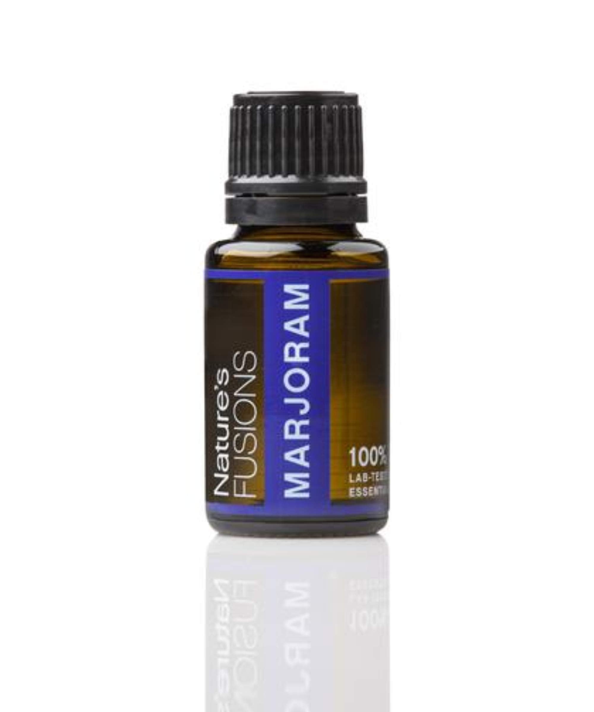 Natures Fusions Sweet Marjoram, 100% Pure and Natural Essential Oils, Undiluted, Therapeutic Grade for Aromatherapy and Topical