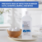 McKesson Isopropyl Rubbing Alcohol 70% [1 Count] USP First Aid Antiseptic, 32 oz