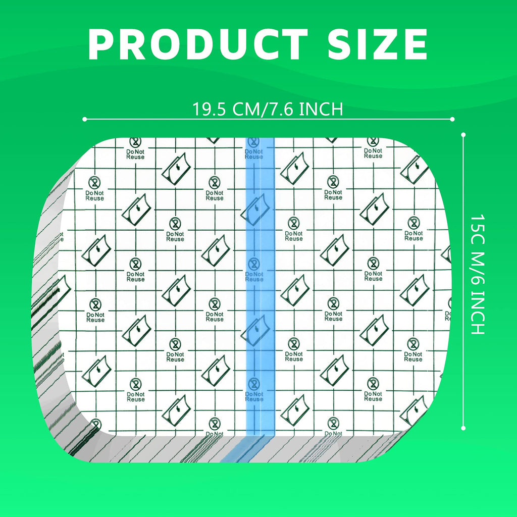 50 Pieces Transparent Stretch Waterproof Adhesive Bandage Protective Bandage Clear Film Dressing Cover Stretch Tape Round Shower