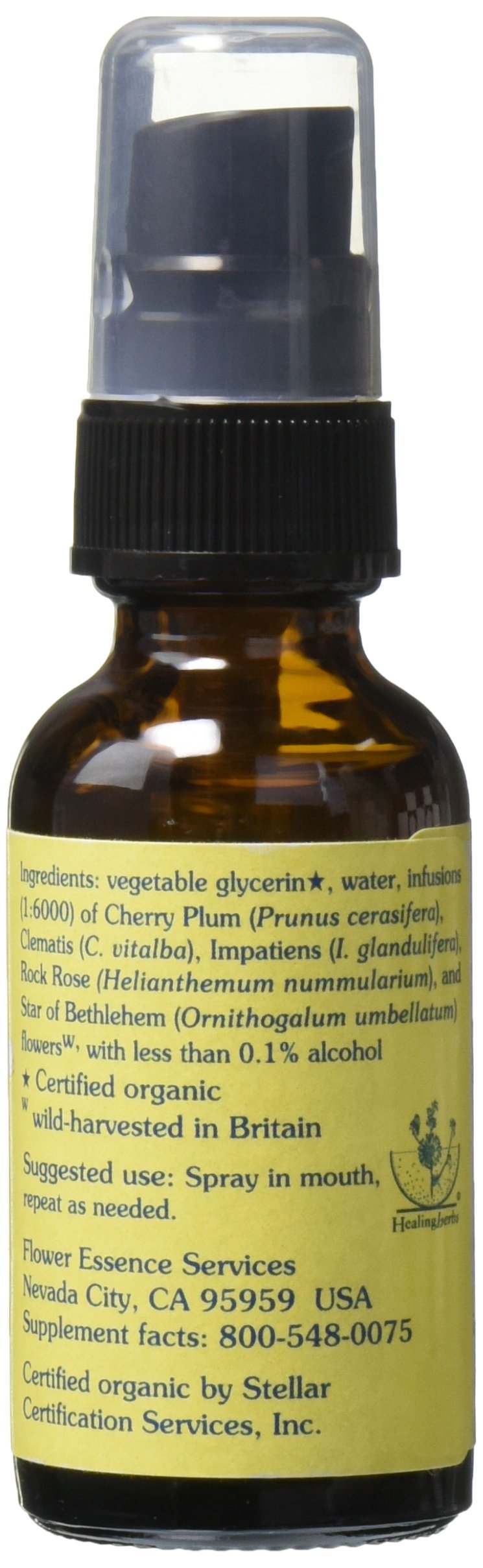 Flower Essence Services Five Flower Formula in Glycerin Spray, 1 Ounce