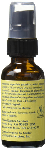 Flower Essence Services Five Flower Formula in Glycerin Spray, 1 Ounce