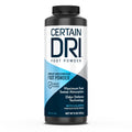 Certain Dri Foot Powder for Men & Women, Maximum Sweat Absorption, Moisture & Odor Control, Itch-Free Shoe Deodorizer, Talc-Free