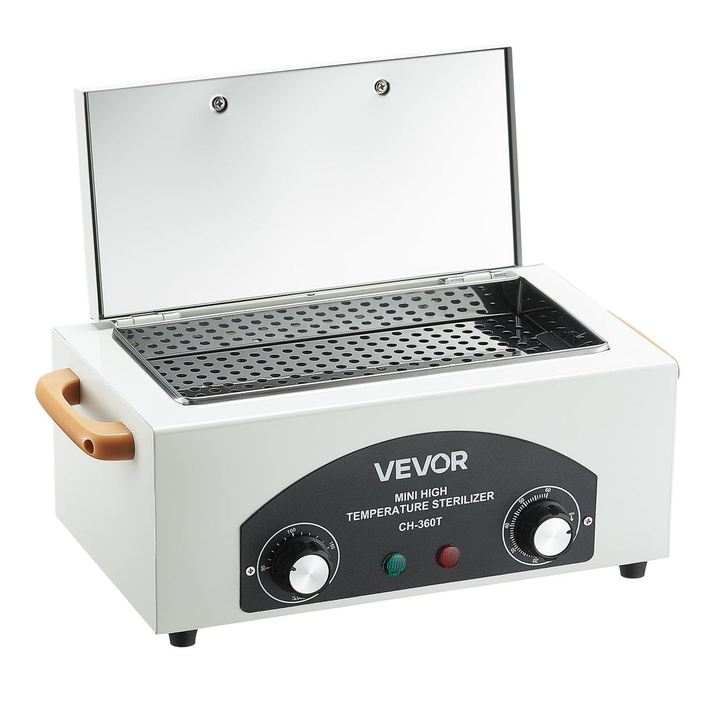 VEVOR High Temperature Autoclave Machine, 2L, 300W High Temperature Cleaner Machine Box with Adjustable Temperature and Time, Dr