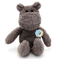 Thermal-Aid Zoo Animals - Happy The Hippo - Heatable Therapeutic Stuffed Animals for Kids - Hot & Cold Therapy - Ice Pack & Heat