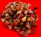 Indian Consigners Natural Crushed Polished Tumbled Gem Stone Chips, Decoration & Healing Crystals (Red Carnelian)