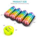 [Upgrade] Monthly Pill Organizer 2 Times A Day,One Month Box AM PM,Daily Cases Large 4 Week,Medication 28 Days Dispenser for Pil