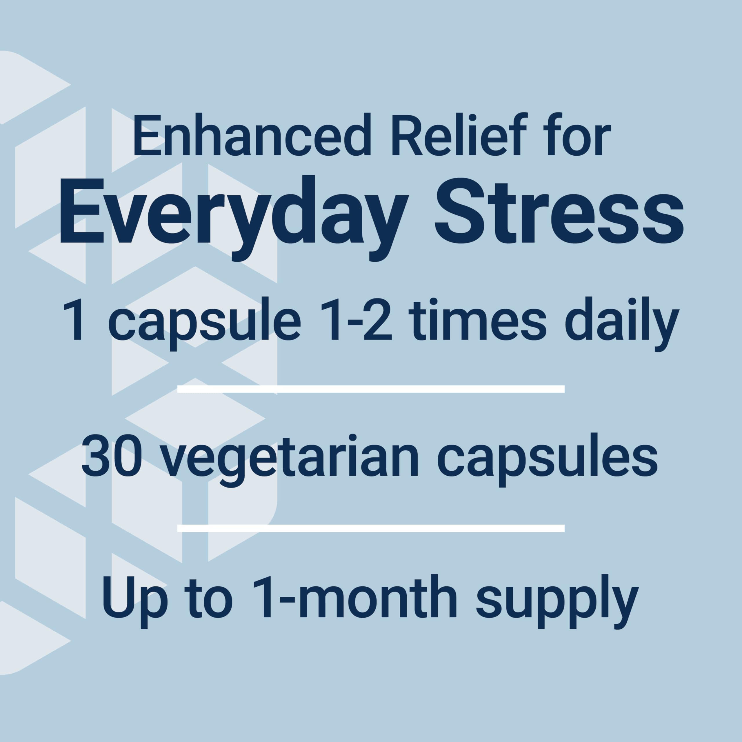 Life Extension Enhanced Stress Relief, Lemon Balm Extract, L-theanine, decompress with This Supplement for Stress, Gluten-Free,