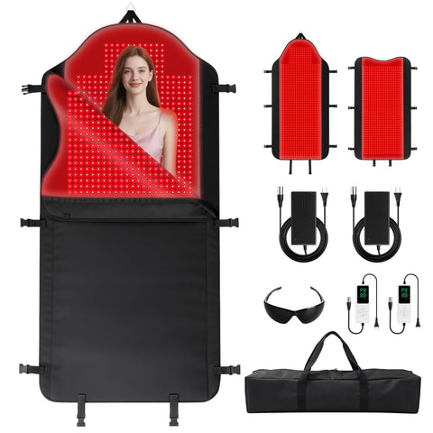 HomeCare 2026 Red Light Therapy for Body, 74.8    35 Full Body Red Light Therapy Mat with 2704 LEDs, 660nm & 850nm Dual Waveleng