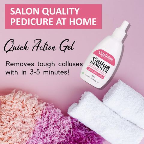 Cutikles Professional Callus Remover Gel for Feet - Extra Strength Gel Instantly Removes Tough Calluses for Spa-Quality Pedicure