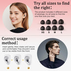 Ear Plugs for Sleeping Noise Cancelling 45dB, Ear Plugs for Noise Reduction, Concerts, Snoring, Reusable Silicone Earplugs with