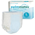 Swimmates Adult Swim Underwear, Pull-Up with Tear-Away Side Seams, Unisex, Disposable, Large (44- 54 Waist), 18 Count (Case of 4