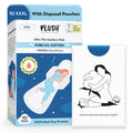 Plush UltraThin 10 Xxxl  410Mm All Night Sanitary Pads For Women | Super Absorbent, Heavy Flow & Rash Free | Pure U.S. Cotton 