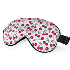 NOHSHE Red Cherries Eye Mask Sleeping Mask Lovely Ripe Cherry Sweet Fruit Sleep Masks Silky Soft Eye Cover for Women Men Shading