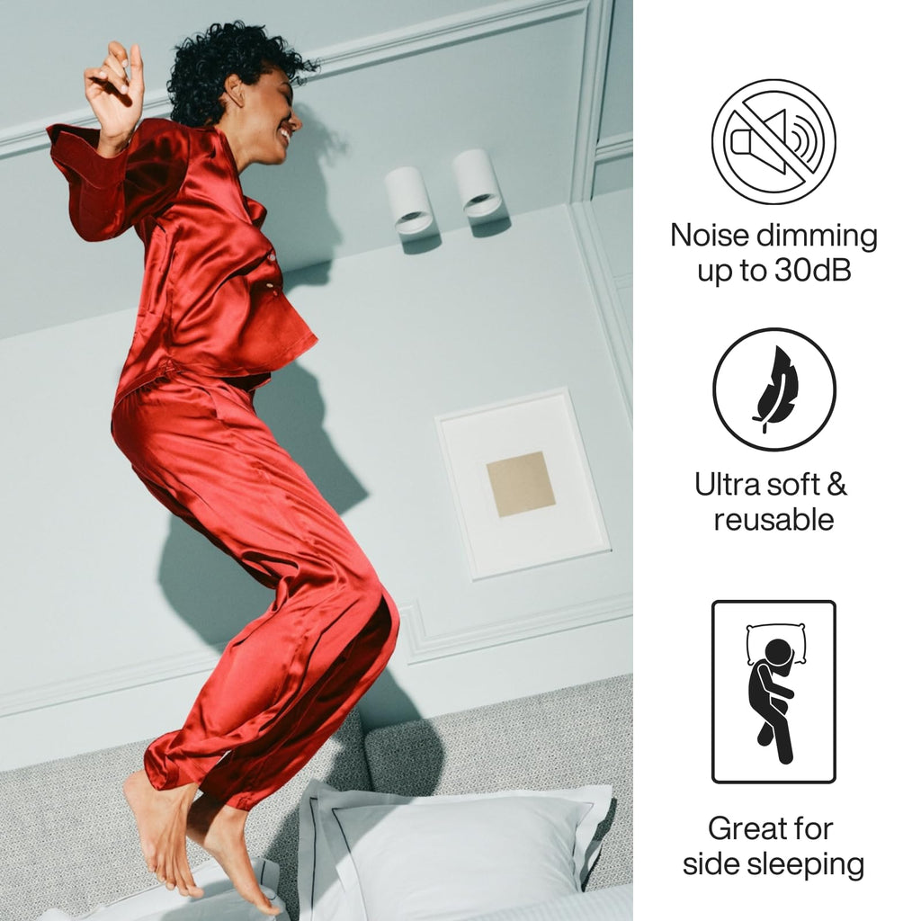 EARPEACE Ear Plugs for Sleeping - Noise-Reduction Earplugs with Soft Silicone for Sleep and Night Comfort - Noise Cancelling up