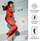 EARPEACE Ear Plugs for Sleeping - Noise-Reduction Earplugs with Soft Silicone for Sleep and Night Comfort - Noise Cancelling up