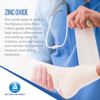 Dynarex 3453 Unna Boot Bandage, Individually Packaged, Provides Customized Compression, With Zinc Oxide, Soft Cast, 3 x 10 Yard,