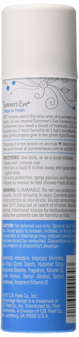 Summer's EVE Feminine Deodorant Spray-Baby Powder-2 oz (Pack of 3)