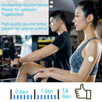 LiangMai 55 Pack Freestyle Libre 3 Sensor Covers,Pre-Cut Adhesive Tape with No Glue on The Center,Waterproof and Strong Stick Th