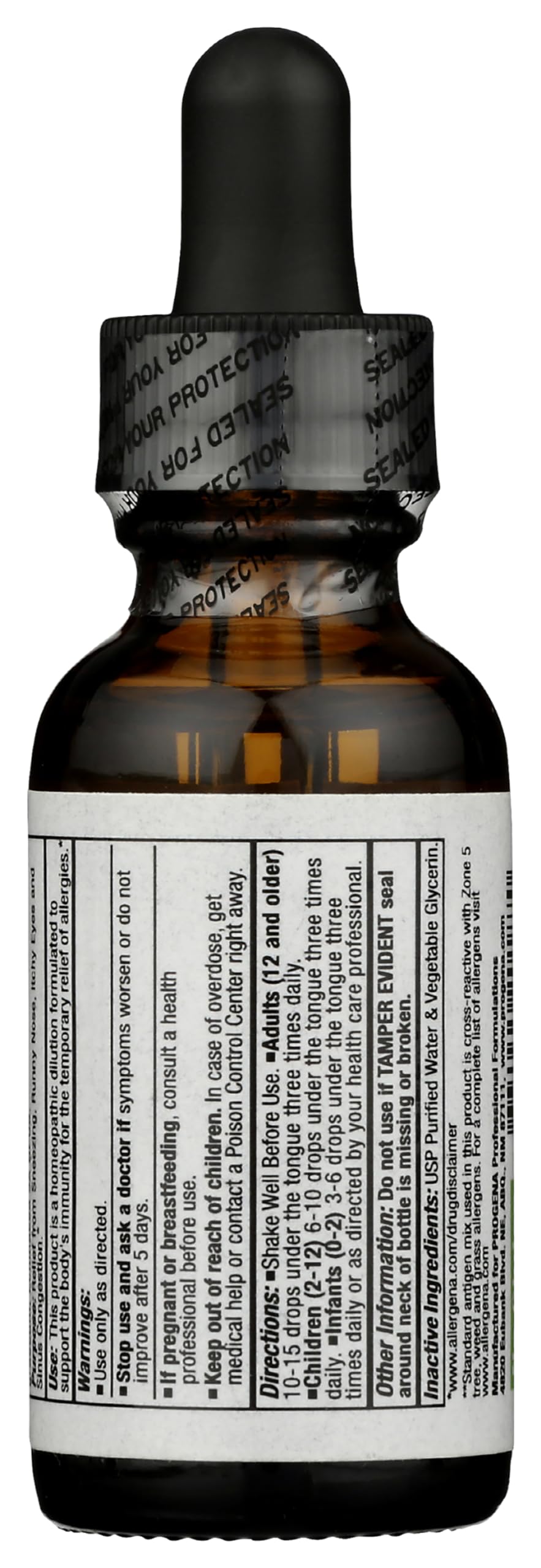 PROGENA- Allergena Texas Cedar Fever (1 FL Ounce)