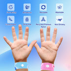SZSTYYP Motion Sickness Bands for Kids Cruise Travel Essentials Anti-Nausea Acupressure Wristband for Morning Car Sea Sickness W