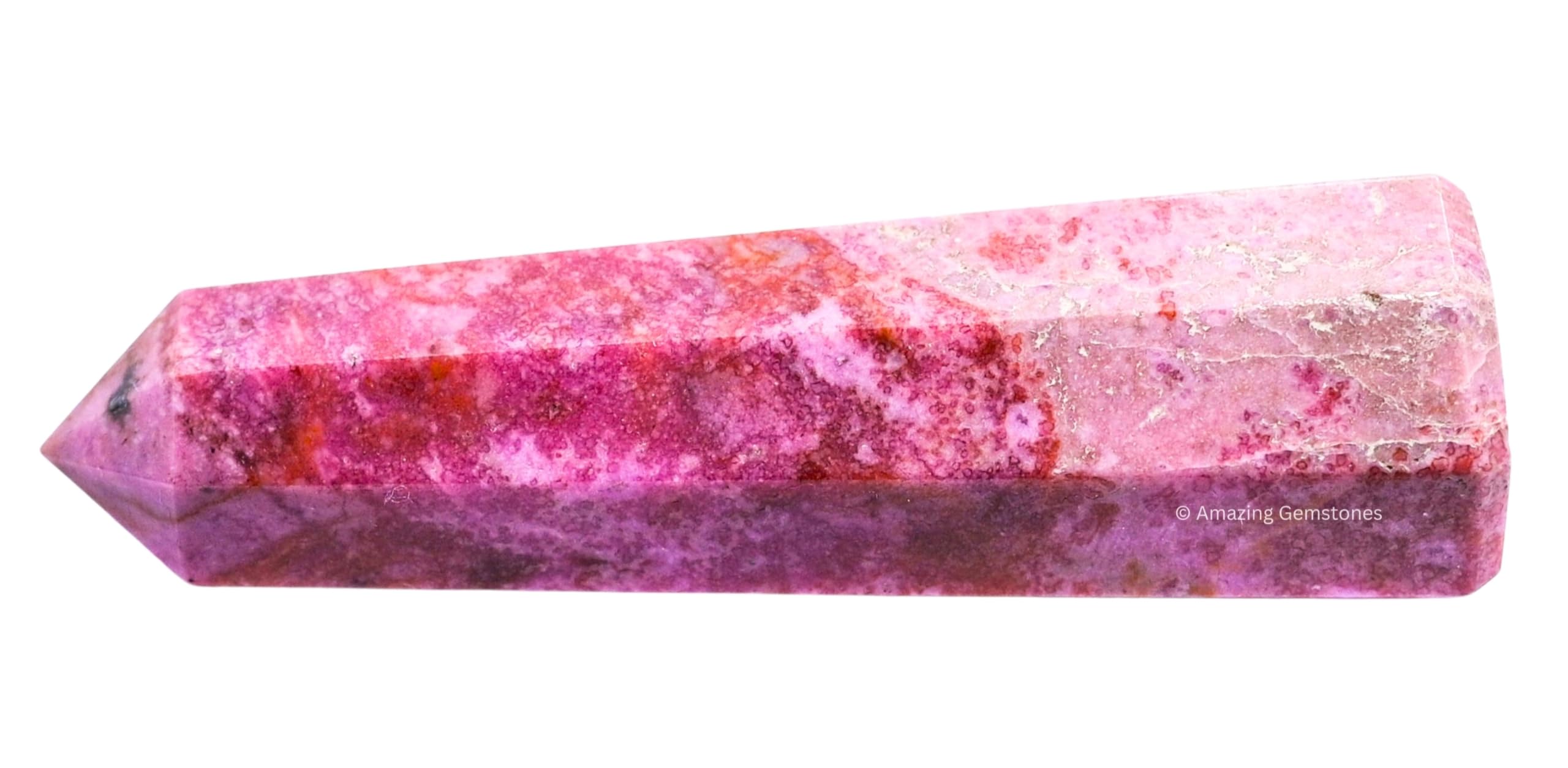 Cobalt Calcite Crystal Towers ~ Natural Healing Crystal Point Obelisk for Reiki Healing and Crystal Grid (3- Inch)