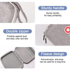 Fukumi Carrying Case for Portable Nebulizer, Travel Medical Bag, Hard Emergency Medical Bag for Inhaler Spacer Case for Kids and