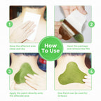 CHUYAOTANG Neck Patches, Heat Patches for Neck, Knee, Back, Shoulder, Ankle, Natural Herbs Patches, Long Lasting and Fast Acting