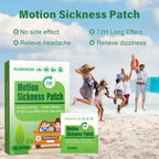 KUNHAOH Motion Sickness Patches, Sea Sickness Patch with Waterproof and Non Drowsy 48 Count