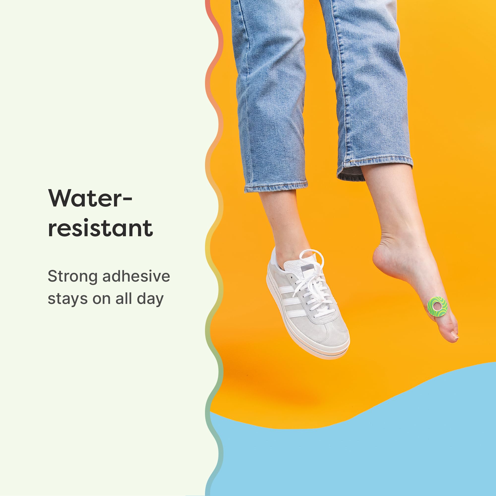 ZenToes Callus Cushions | Water-Resistant Self-Stick Adhesive Corn Pads | Foot, Heel, & Toe Discomfort Relief | Soft Foam for Fr