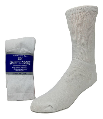 Diabetic Socks, Creswell Diabetic Socks, 12 Pack (1 Dozen Pairs), for Men and Women, Medical Socks for Neuropathy, Edema, Diabet