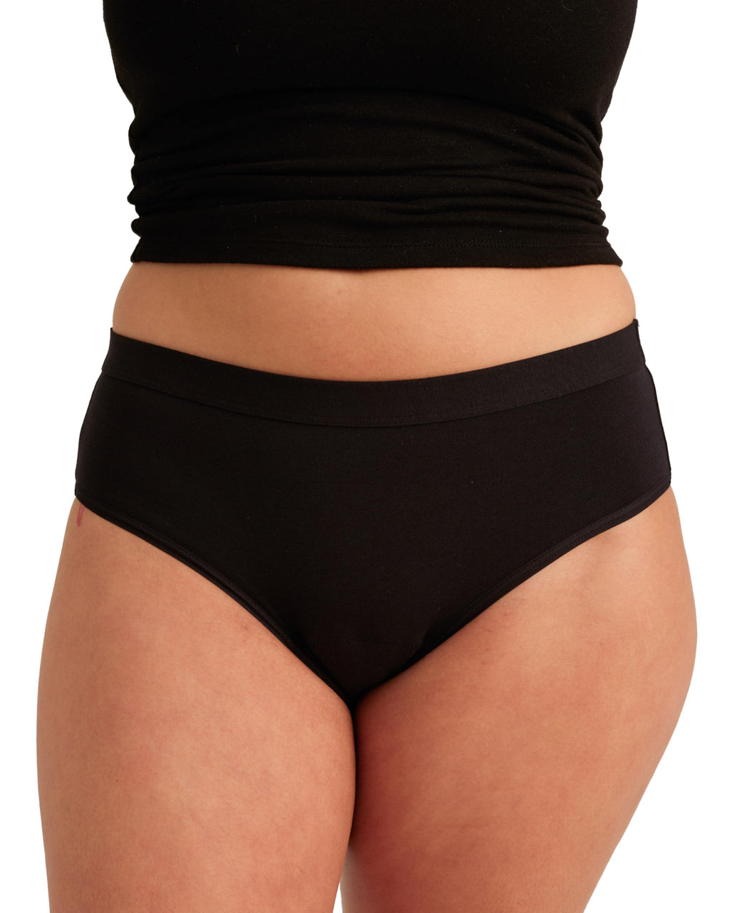 Saalt EveryWear Cotton Brief - Leakproof Period Underwear - Mid-Rise, Full Coverage Womens Underwear - Reusable & Washable - Rep