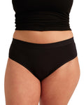Saalt EveryWear Cotton Brief - Leakproof Period Underwear - Mid-Rise, Full Coverage Womens Underwear - Reusable & Washable - Rep