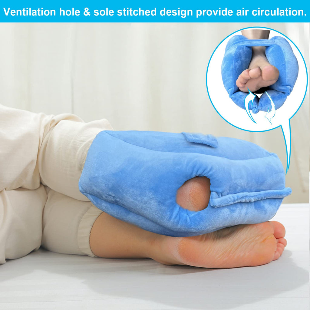 Heel Protector Cushion Foot Support Pillow for Pressure Sores & Ulcers, 1 Piece Foot Elevation Pillow Ankle Protector Pressure R