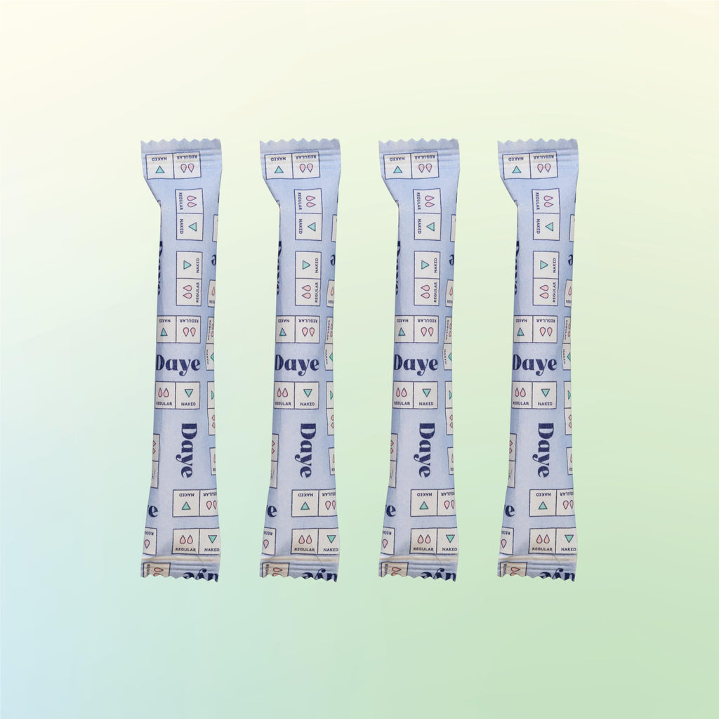 Daye Organic Tampons, 54 Ct, Metal-Tested, No-Shed Sleeve, Gamma Ray Sanitized (Regular, 54, Count)