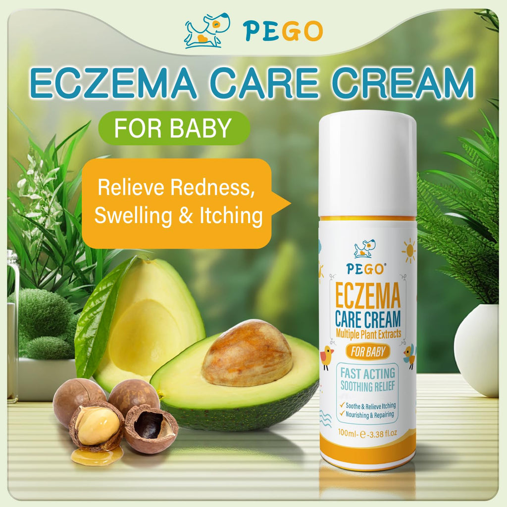 Baby Eczema Cream - Kids Eczema Therapy & Relief Body Cream, Nourishing Skin Protectant Soothes & Relieves Dry, Hypoallergenic,