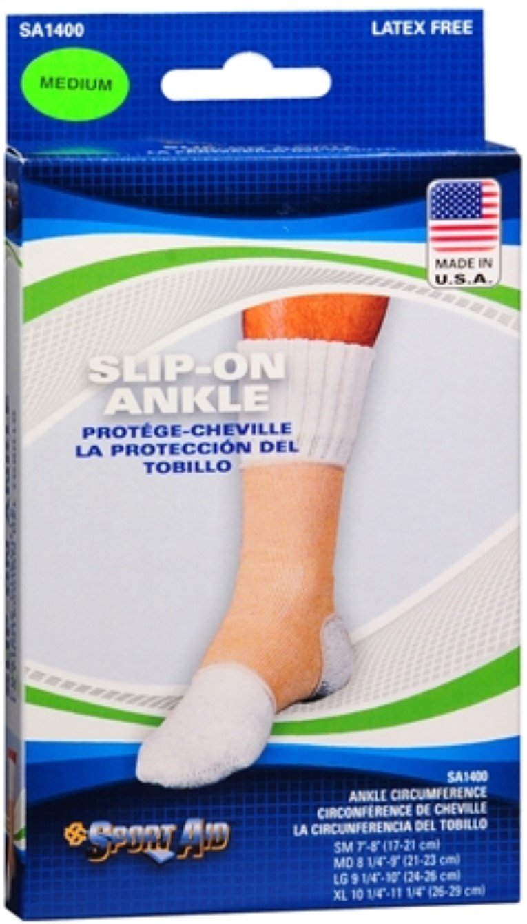 Sport Aid Slip-On Ankle Support MD 1 Each (Pack of 2)