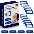 Longevity Turtle 16 Pcs CPAP Filters Compatible with DreamStation1, Replacement Filter Kit Includes 4 Pollen Filter and 12 Dispo