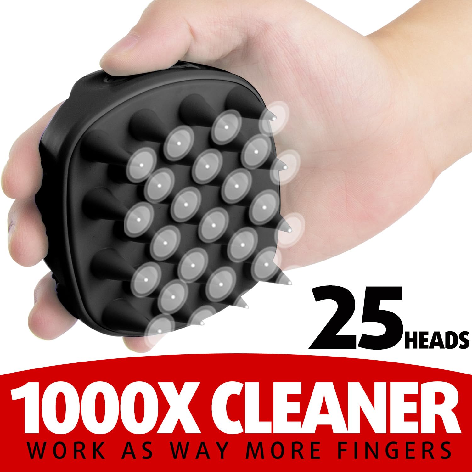 Cbiumpro 2-Pack Scalp Massager Hair Shampoo Brush, Scalp Brush, Scalp Scrubber for Dandruff Removal, Ultra Soft Silicone Scalp E