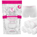 Ninja Mama Disposable Postpartum Underwear (Without Pad) with Storage Pouch. Washable Mesh Panties for Women (5 Count). Labor an