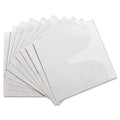Compucessory 26555 Self-Adhesive CD Holders Polypropylene 50/PK White