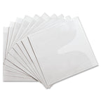 Compucessory 26555 Self-Adhesive CD Holders Polypropylene 50/PK White